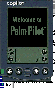 CoPilot running the new PalmPilot ROM