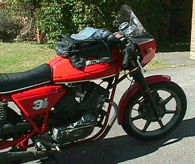 the GPS/Psion tank bag ready to roll