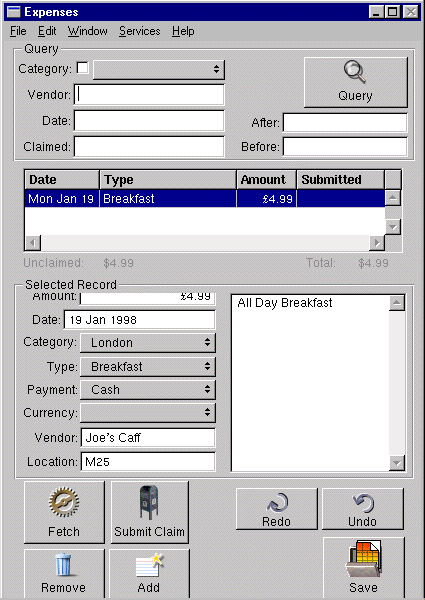 A desktop application ready to move to the web