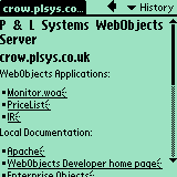 to deliver this result - your own web browser for Palm VII